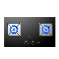 美的(Midea)燃气灶JZY-Q300 5.0KW大火力液化气双灶智能定时煤气灶具台嵌两用聚能灶
