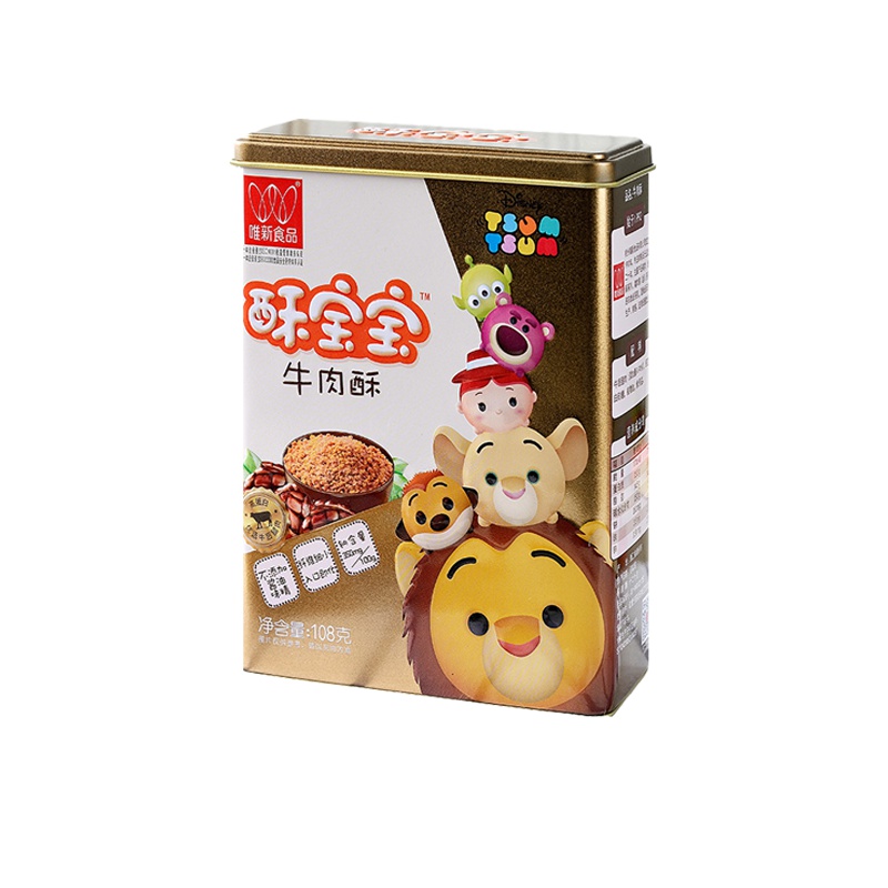 唯新 牛类肉松 酥宝宝牛肉酥108g/罐装 不添加