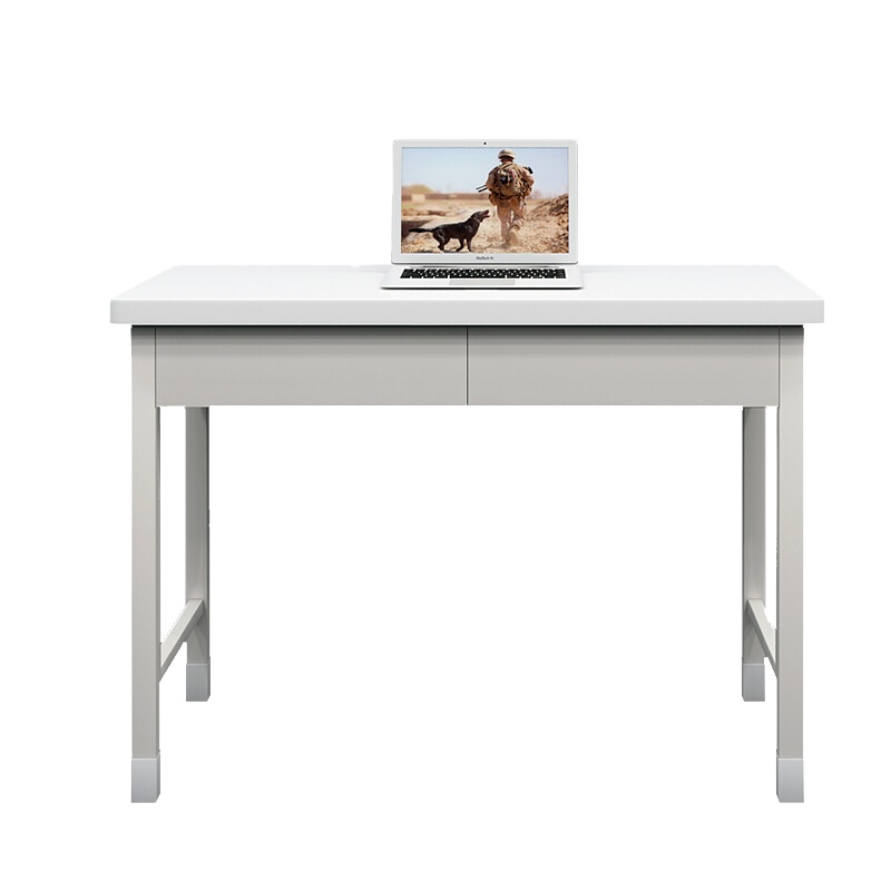 [一鹏]办公桌制式营具办公桌营房学习桌培训二抽桌电脑桌