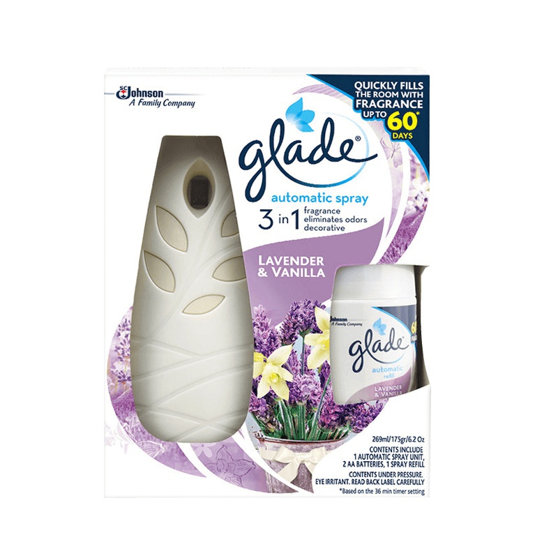 佳丽定时香氛喷雾仪 1器+1补充装 香草薰衣 269ml