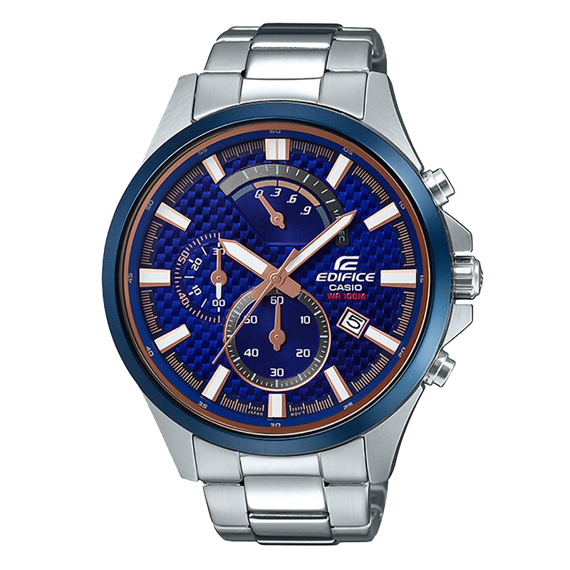 CASIO卡西欧 石英表 男 EDIFICE系列日韩品牌休闲商务男士手表EFV-530DB-2A