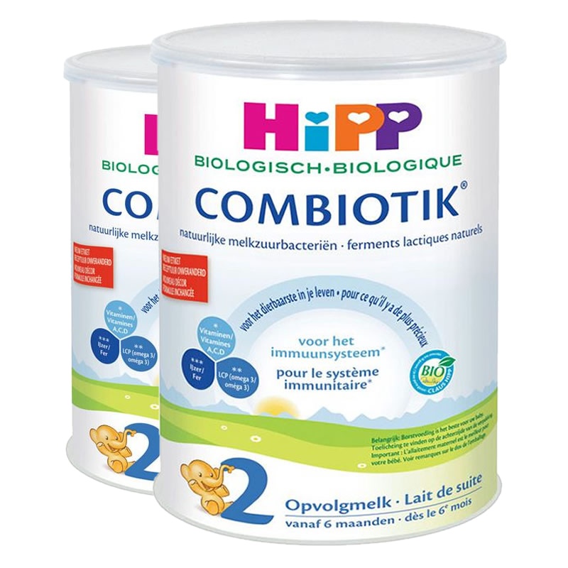 原装进口 荷兰喜宝有机益生菌有机奶粉牛奶奶粉2段(6-12个月)800g