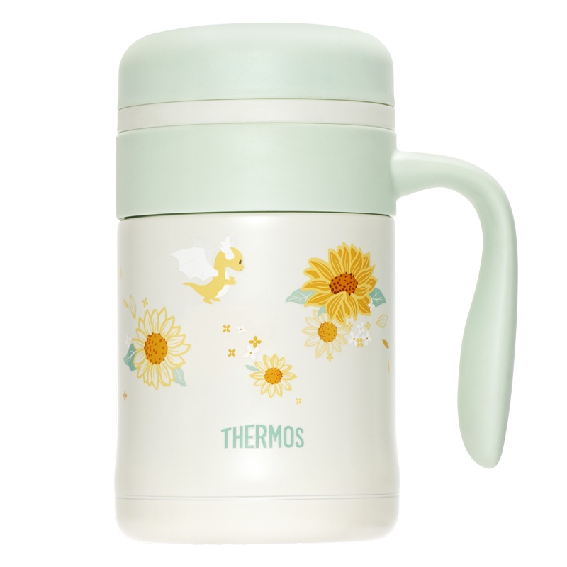 膳魔师，膳魔師（THERMOS）保温杯TCMG-370 GR(FL-III)朱一龙同款太阳花系列370ml 家用/通用