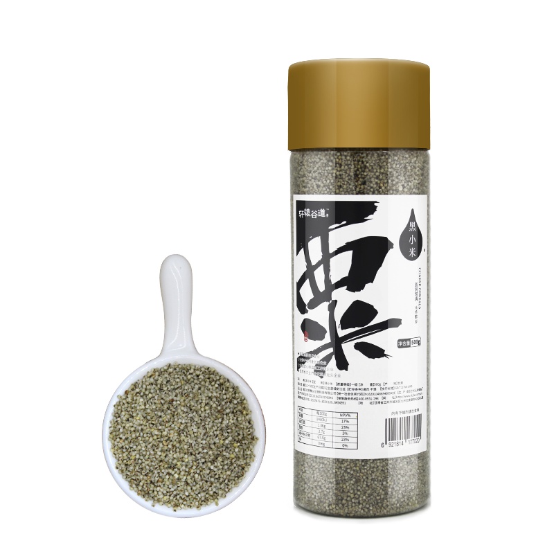 轩辕谷道黑小米500g西北特产农家食用小米粥米