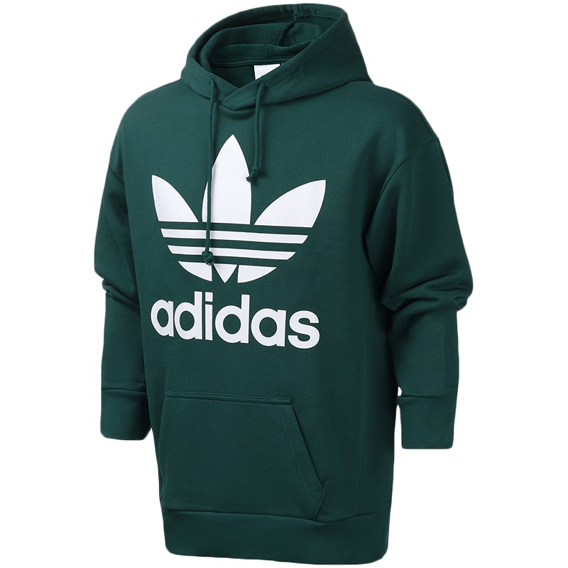 【自营】adidas阿迪达斯三叶草男装运动服休闲连帽LOGO款卫衣CW1248