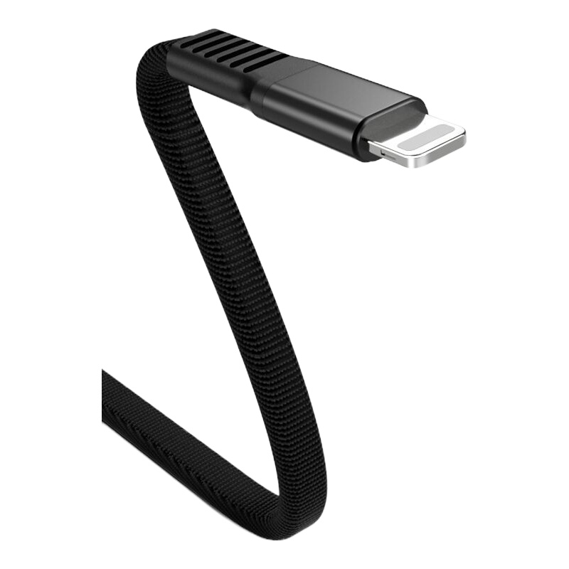 苹果数据线x8/7plu手机快充电线iphone11加长ipad短 (墨晶黑)升级快充-用不坏 0.25米[1条装]苹果