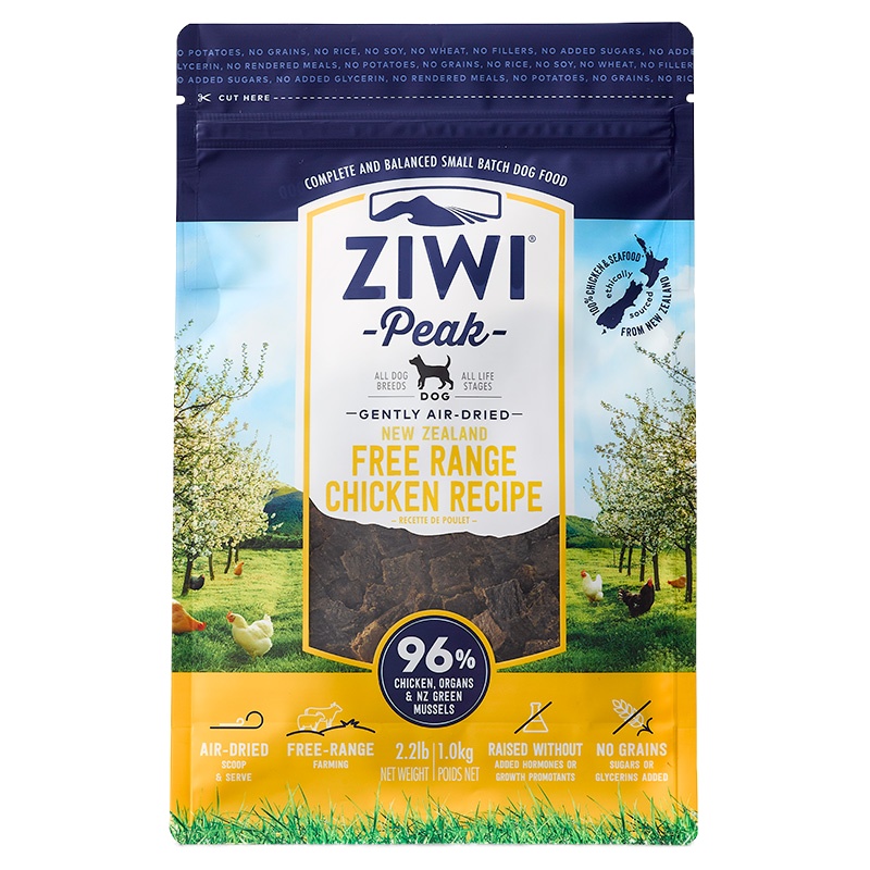 巅峰Ziwi Peak 鸡肉配方风干犬宠物食品 1kg