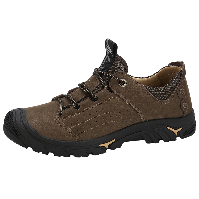 木林森男鞋商场同款2022新款休闲鞋男士户外皮鞋真皮防滑耐磨鞋子