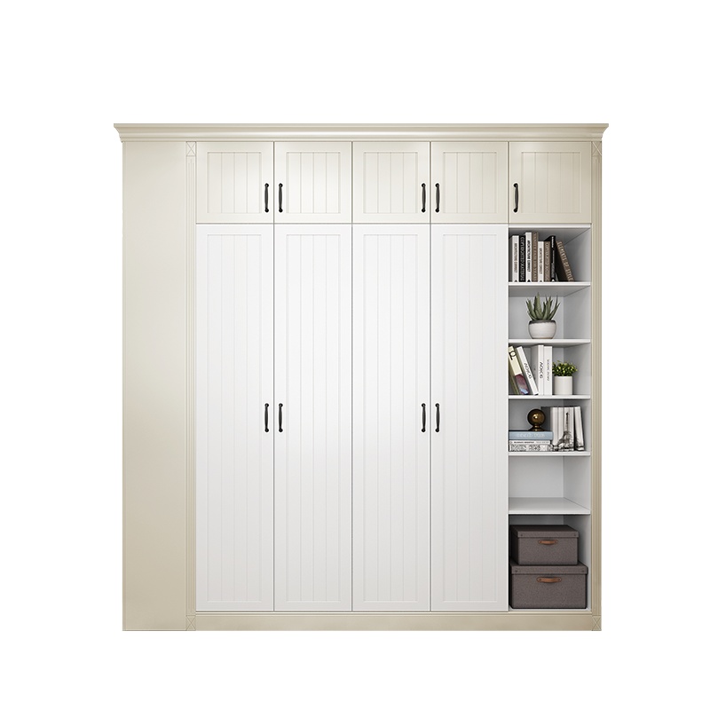 诗尼曼全屋定制整体卧室轻奢衣柜定制整体走入式迷你衣帽间定做