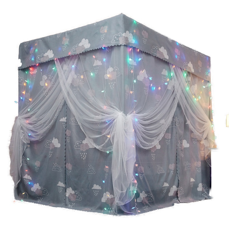 吉岳Giyou新款轻奢简约遮光床帘床幔蚊帐