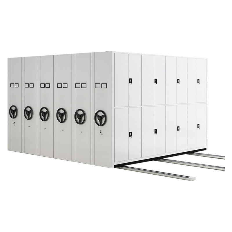 创世人 办公家具档案密集柜密集架档案室带轨密集柜档案柜收纳柜文件柜手摇密集架每立方