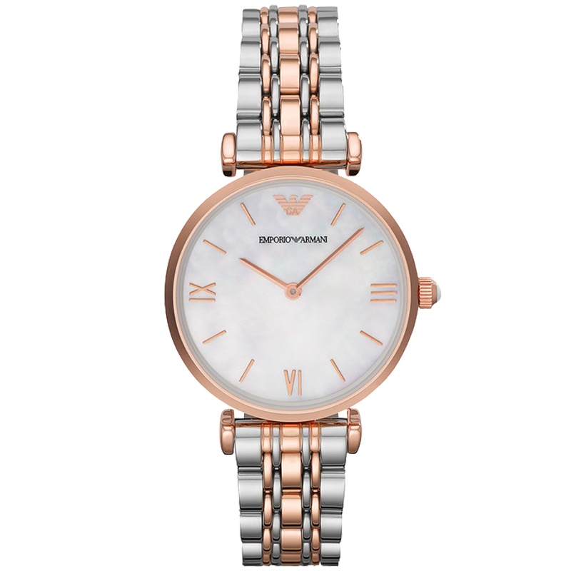 阿玛尼(EMPORIO ARMANI)手表 欧美品牌 女士欧美风石英女表百搭简约时尚休闲女士 石英表 女AR1683