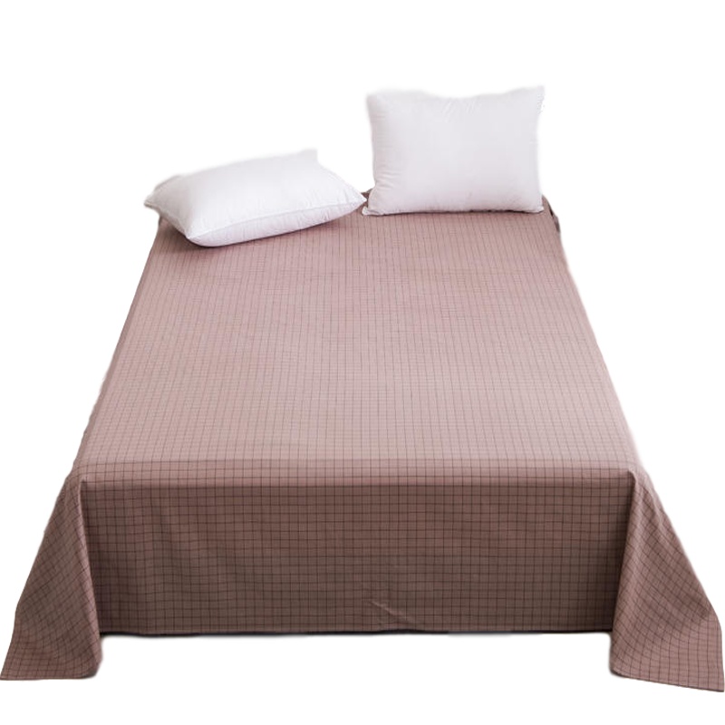 绘窝(HuiWo)家纺 全棉床单单件高支高密床单纯棉斜纹单人双人床上用品1.5米1.8米床通用