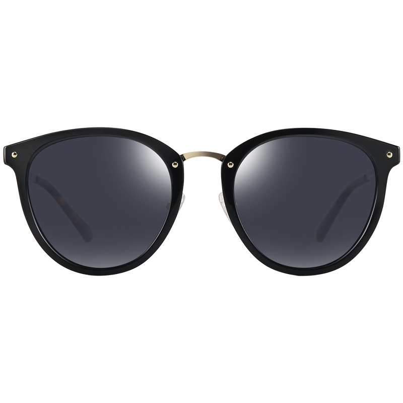 帕森（PARZIN）偏光太阳镜女 轻盈复古炫彩膜潮墨镜驾驶镜眼镜9893