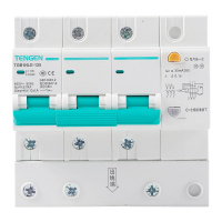 天正电气 TGB1NLE-125 3P C 63A 6KA AC400V 01070210088 微断漏电保护