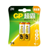 GP超霸 5号AA 碱性高性能电池 两粒装