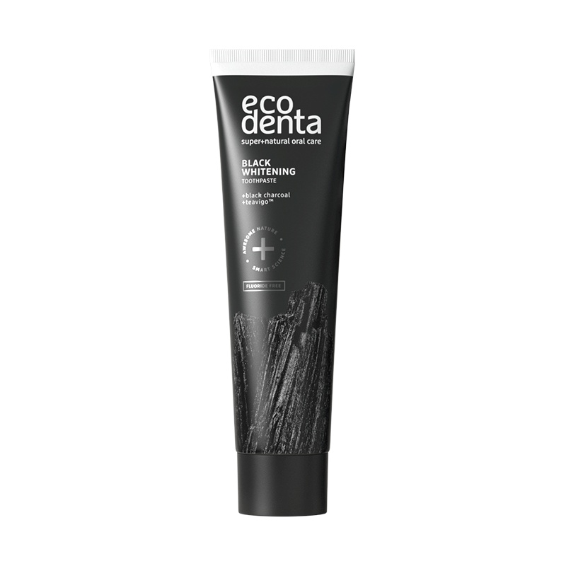 立陶宛ECODENTA黑炭速效亮白牙膏100ml