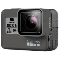 GoPro HERO 6 Black 运动摄像机有效像素1200万 4K60帧高清 语音控制 防抖功能、防水功能 TF卡