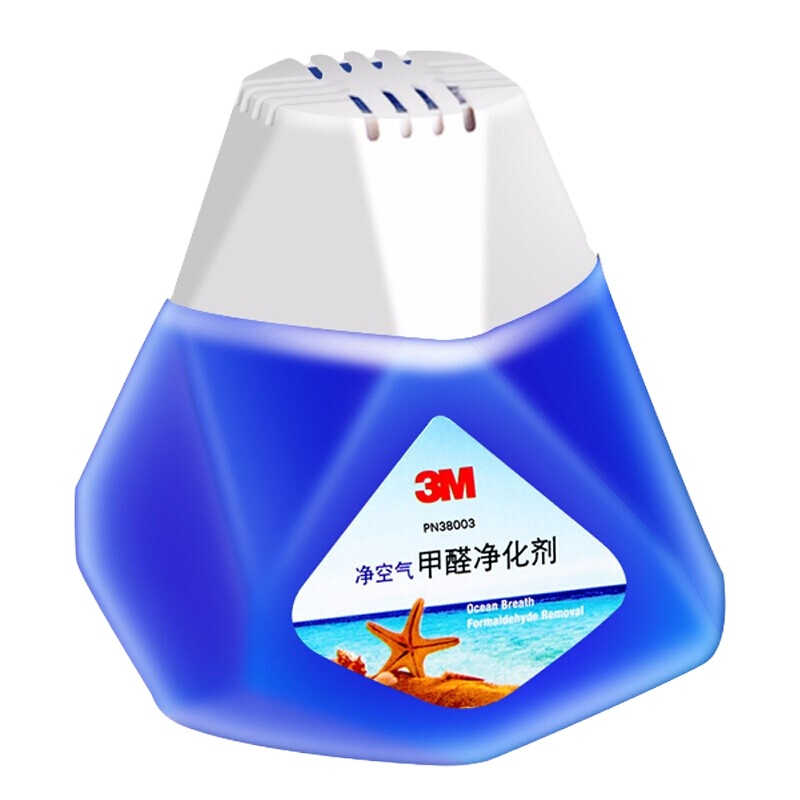 3M PN38003车内除臭除异味汽车空气净化剂清新剂甲醛净化剂新车异味除味剂 2瓶装
