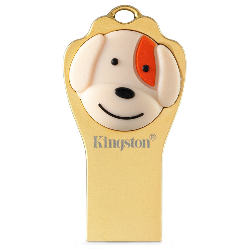 金士顿(Kingston)64GB USB3.1金属U盘 DTCNY18 个性车载U盘支持个性定制 十二生肖之狗年纪念版