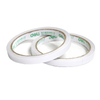 得力 高粘性棉纸双面胶带 9mm*10y 32卷装 30400