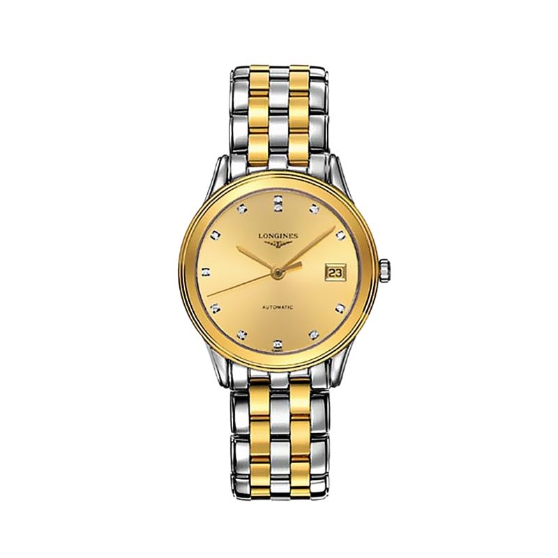 LONGINES浪琴 军旗系列 钢带机械男表L4.774.3.37.7