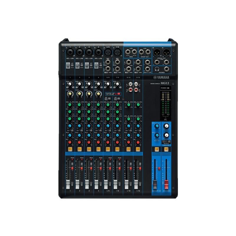 雅马哈(YAMAHA)MG12 12路调音台 专业音响设备模拟调音台 金属外观材质其他