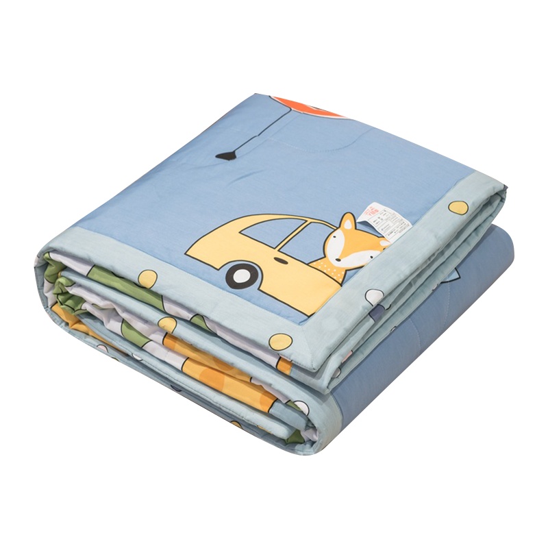 泰念(Tai nian)全棉印花夏被空调被/可水洗机洗亲肤全棉夏被被子被芯空调被/夏季薄被子夏被单双人春秋夏被芯