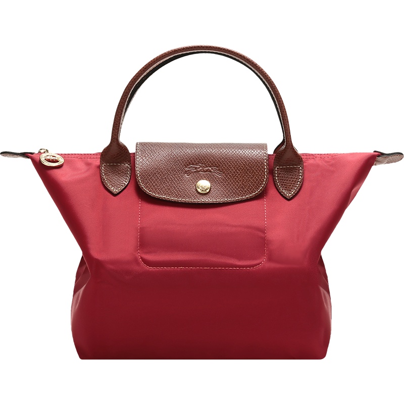 Longchamp 珑骧 女款Le Pliage系列织物短柄小号折叠手提包 1621 089