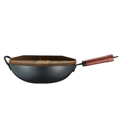 BRK Germany炒锅德国弗莱堡极铁锅炒锅99%高纯度极铁无涂层铁锅炒菜锅32cm物理防粘锅具烹饪用具电磁炉燃气通用