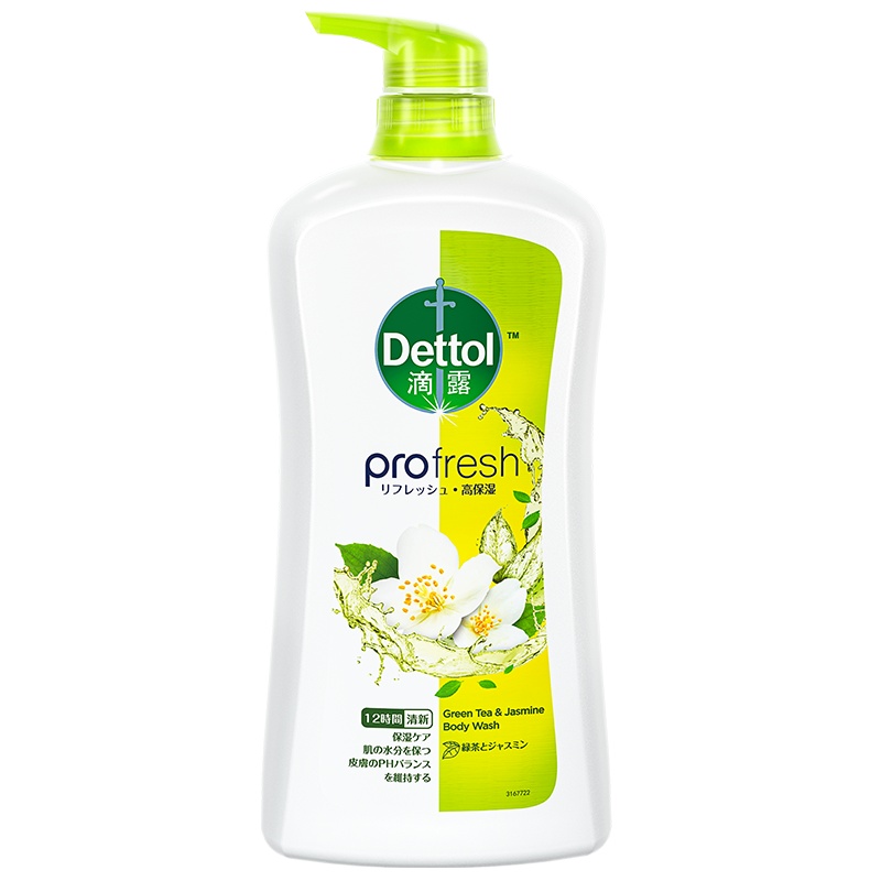 滴露高保湿系列沐浴露茉莉绿茶950g清新 清爽 易冲洗男女润肤清洁