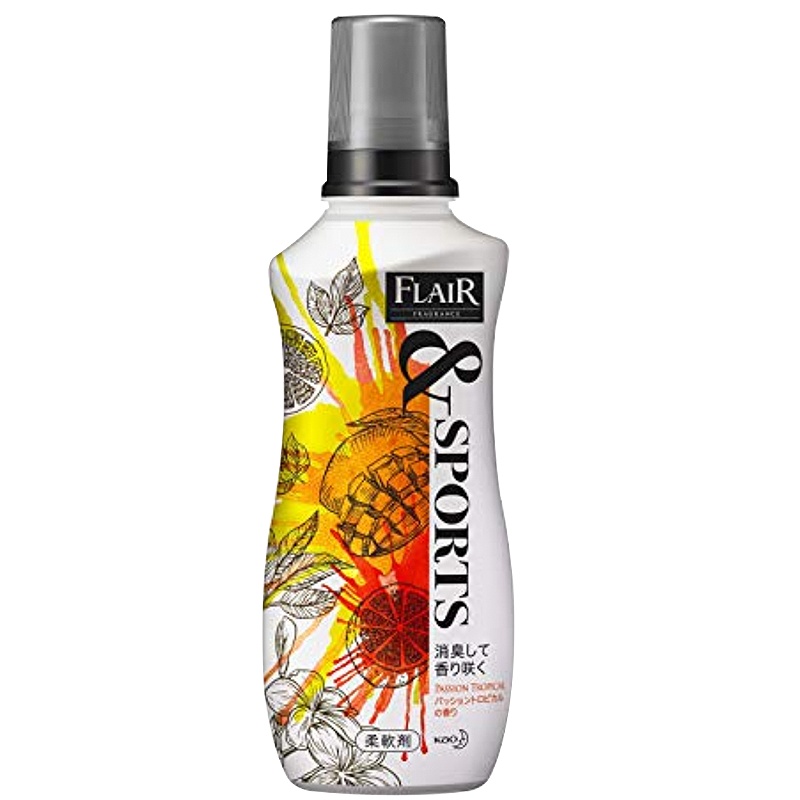 花王(KAO) 运动后用强除臭衣物柔顺剂 热带水果香(本体)540ml