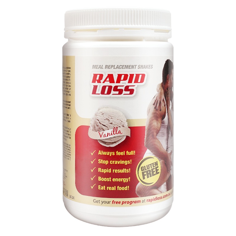 RAPID LOSS 香草味代餐奶昔 750g 膳食营养补充剂