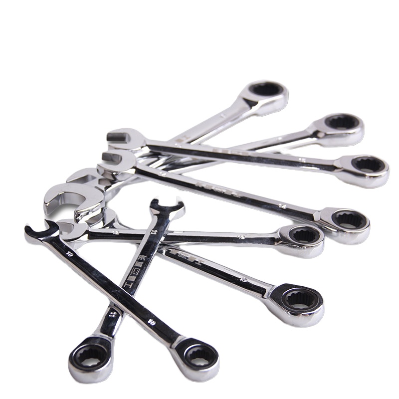 长城(THE GREAT WALL)27mm 长城精工快速棘轮扳手两用梅花开口五金工具 317627