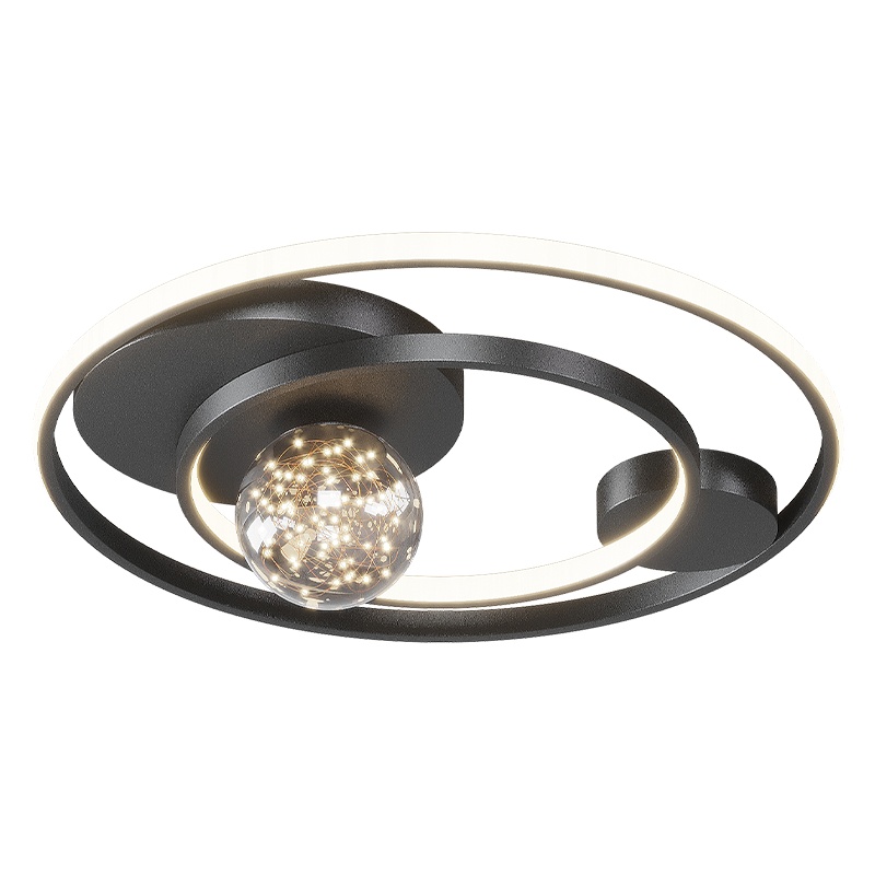 七只蚂蚁 轻奢卧室吸顶灯具北欧房间主卧室灯饰卧室灯LED客厅灯新款北欧轻奢ins满天星现代简约大气创意吸顶灯具ZY359