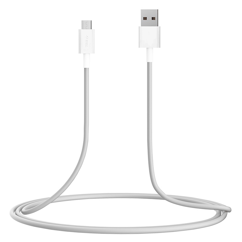 公牛(BULL)GNV-J5C10S白色安卓数据线USB充电器线抗折断1米适用三星小米红米等安卓手机