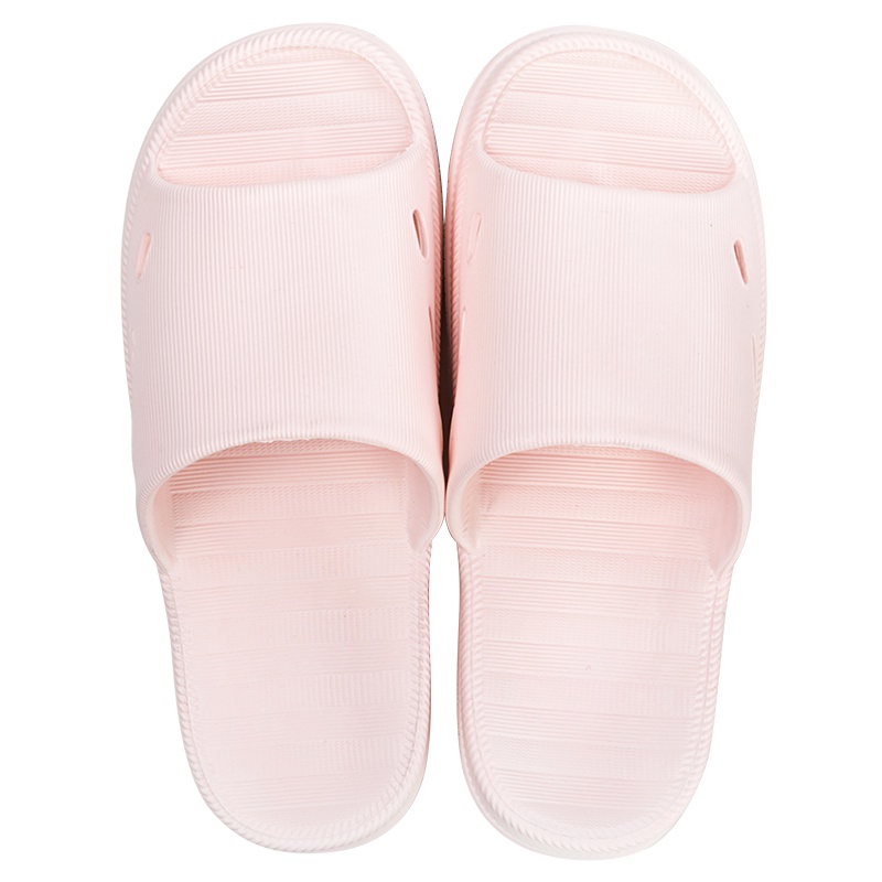 苏宁极物 女士马卡龙彩色四季休闲防滑凉拖鞋浴室拖鞋 透气露趾