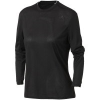【自营】adidas阿迪达斯女子长袖T恤跑步运动服BR5901 L BR5901黑
