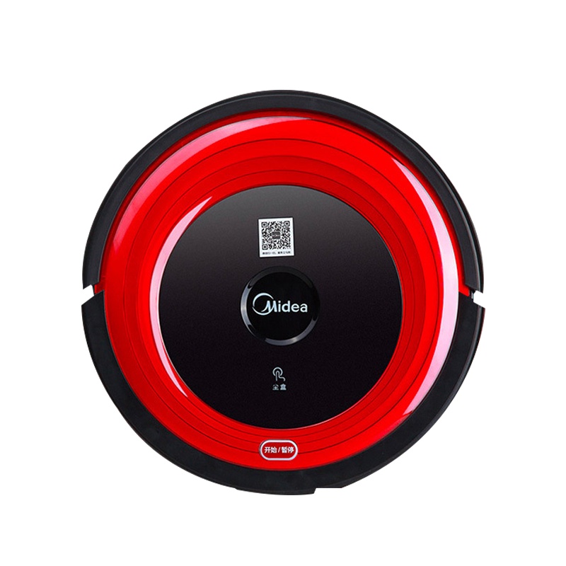 美的(Midea)扫地机器人 自动清扫智能超薄全自动回充 尘盒 经典红色吸尘器 智能扫拖一体机器人R1-L083B