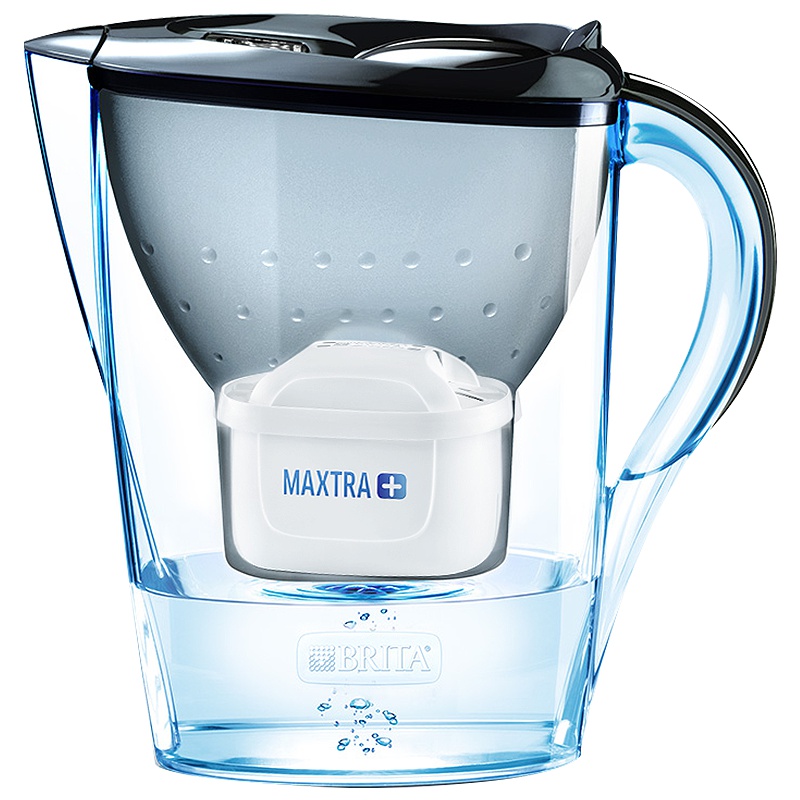 德国碧然德brita滤水壶滤芯净水器家用净水壶3.5L石墨黑一壶1芯