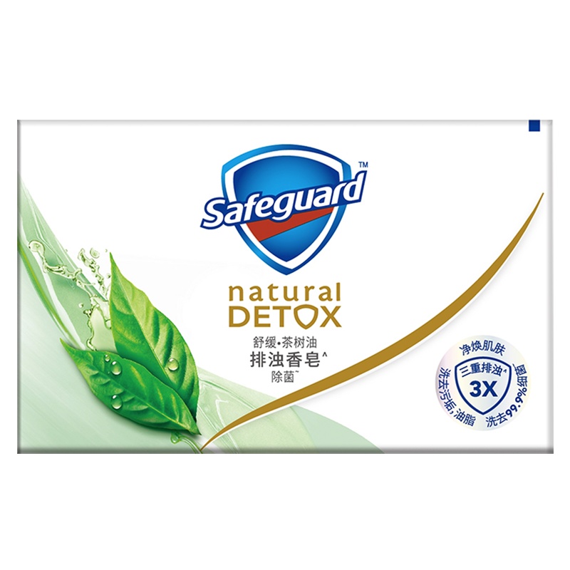 舒肤佳舒缓茶树油深层排浊高端香皂108g 深层清洁 洁面洗手沐浴 抑菌