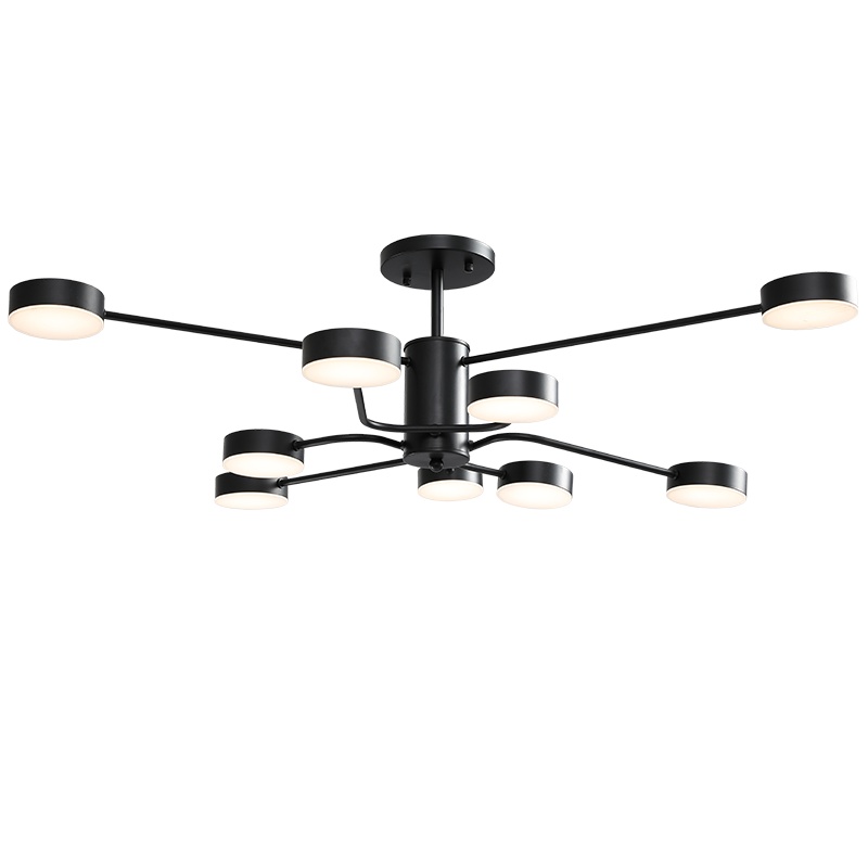 七只蚂蚁 北欧灯客厅灯餐厅吊灯 简约现代创意时尚铁艺咖啡吧台灯马卡龙灯具其他 带木马卡龙彩色吊灯多头铁艺 吊灯具1927