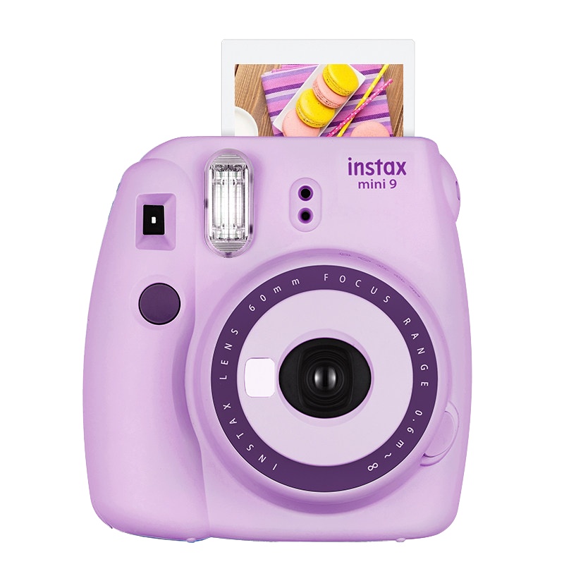 富士(FUJIFILM)INSTAX 立拍立得 一次成像 胶片相机 mini9气质紫 套餐一(含10张相纸)
