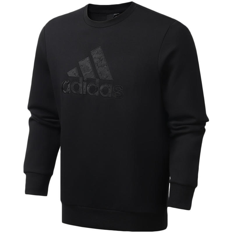 【自营】阿迪达斯男服卫衣圆领训练套头休闲运动服EH3817