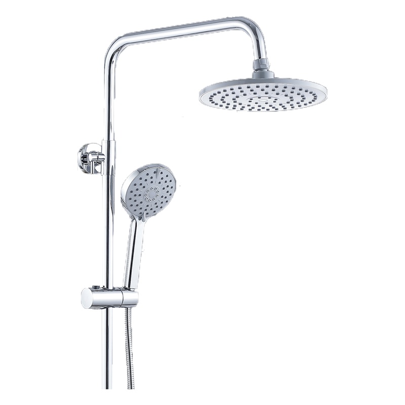 京旺莱淋浴花洒套装精铜三出水淋浴喷头增压花洒套件明装淋浴器增压喷头花洒