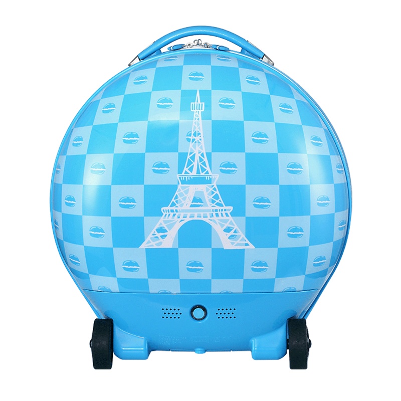 星辉(Rastar)马卡龙智能遥控旅行箱宝宝箱包可登机玩具拉杆箱74300蓝色