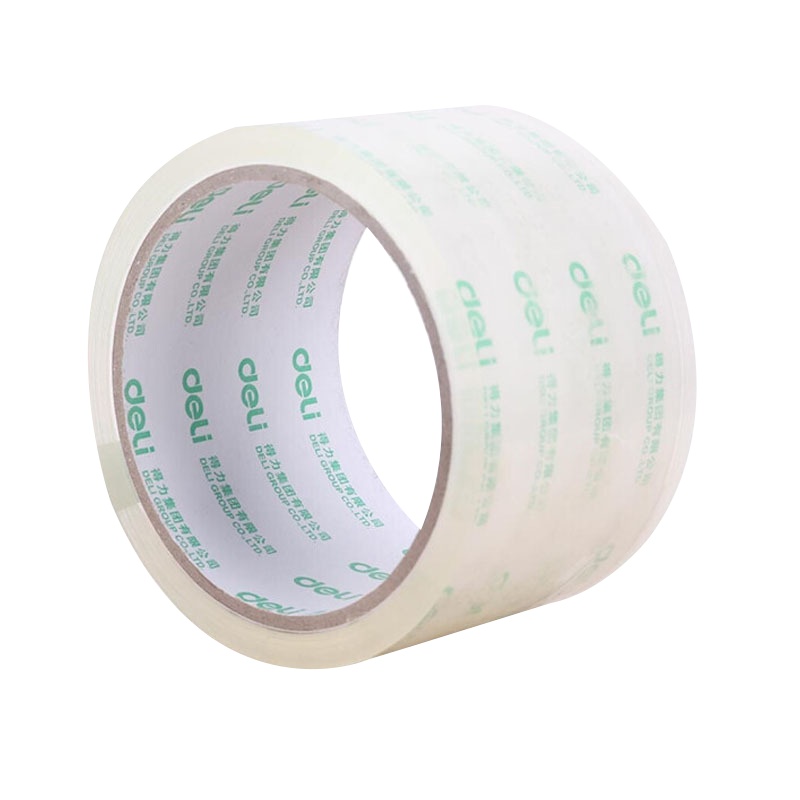 得力30321胶带透明封箱带封箱胶带6cm宽40码 6卷装