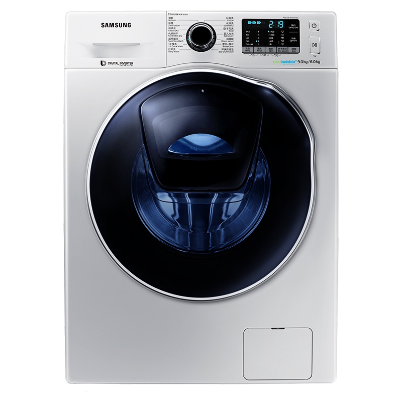 三星(SAMSUNG)9kg公斤滚筒洗衣机洗烘一体机WD90K5410OS/SC(XQG90-90K5410OS)