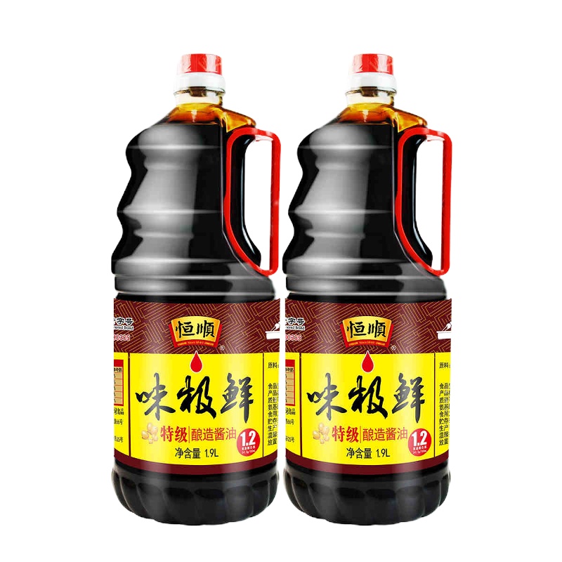 【江苏扶贫】【财政集采】【沭阳】沭阳恒顺味极鲜特级酱油1.9L*6