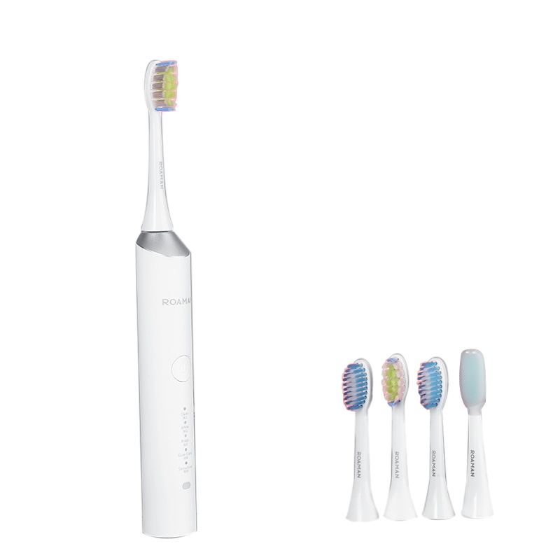 罗曼（ROAMAN）电动牙刷A7 无线感应式充电成人5档智能声波电动牙刷 限量礼盒套装